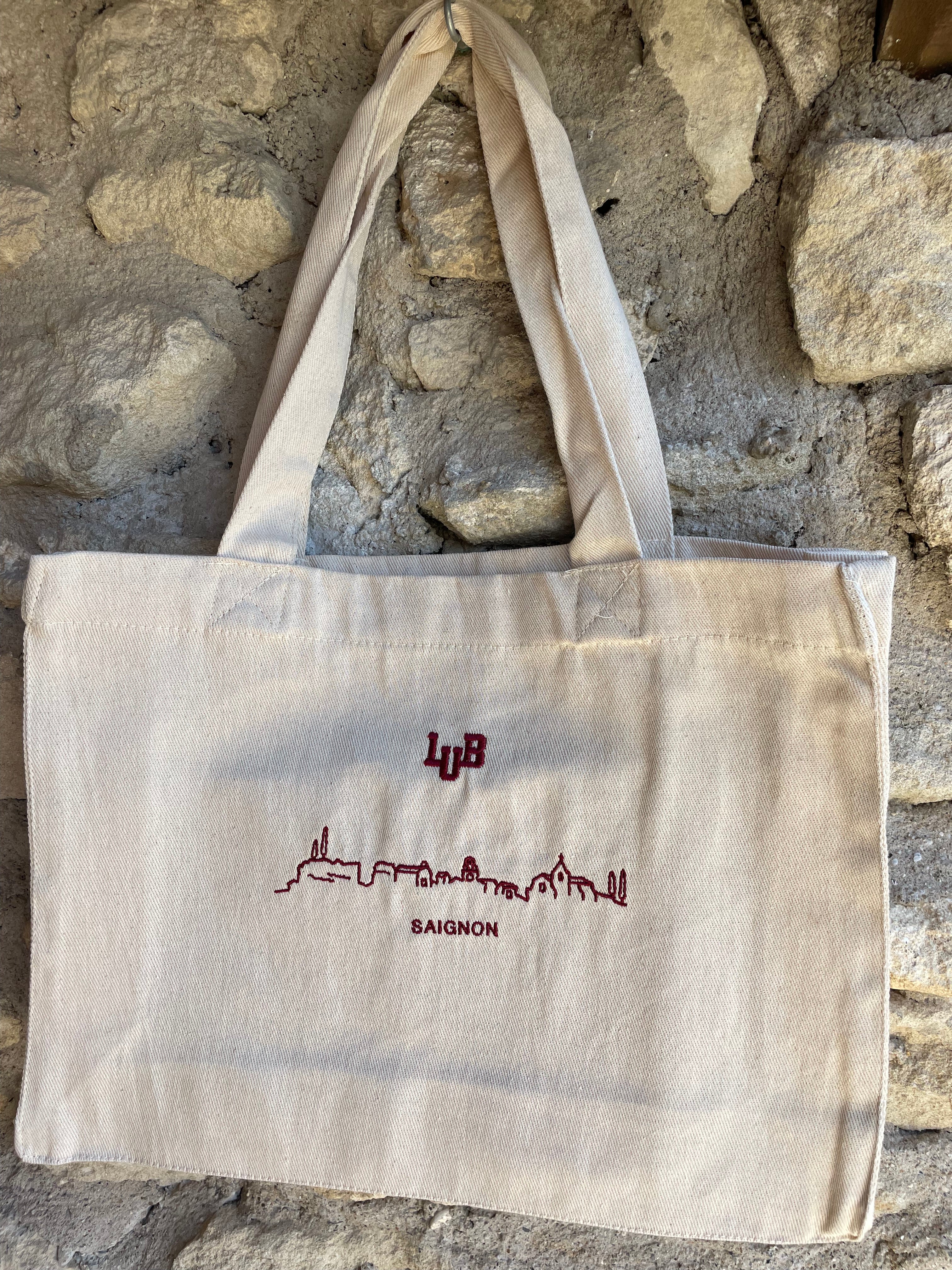 Petit cabas brodé LUB Saignon