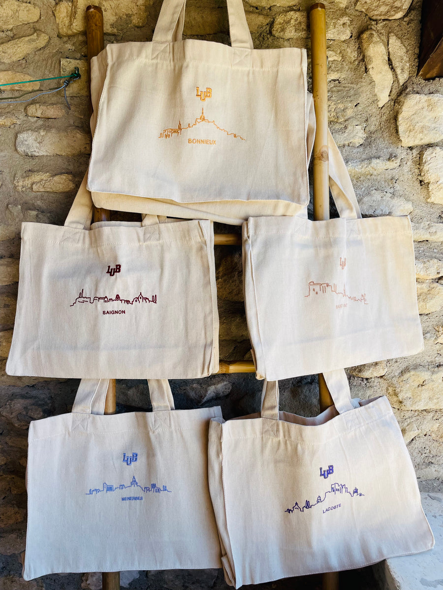 Petits cabas LUB brodés Villages