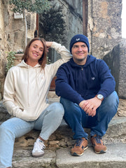 Sweat à capuche homme femme brodé LUB
