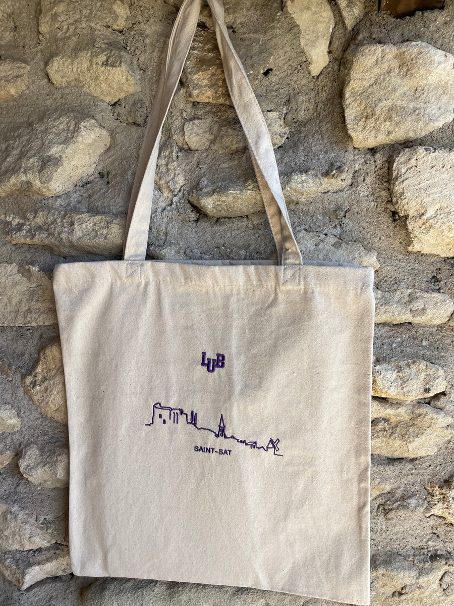 Tote bag LUB brodé St Sat
